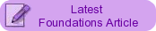Latest Foundations Article
